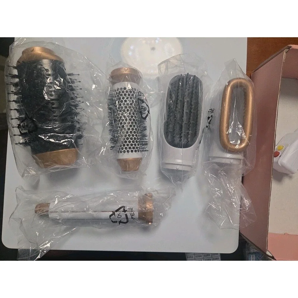Yitrust WT-622 White Gold Corded Electric 6 in 1 Hair Dryer Styling Tool